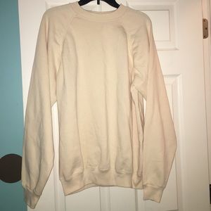 Cream crewneck